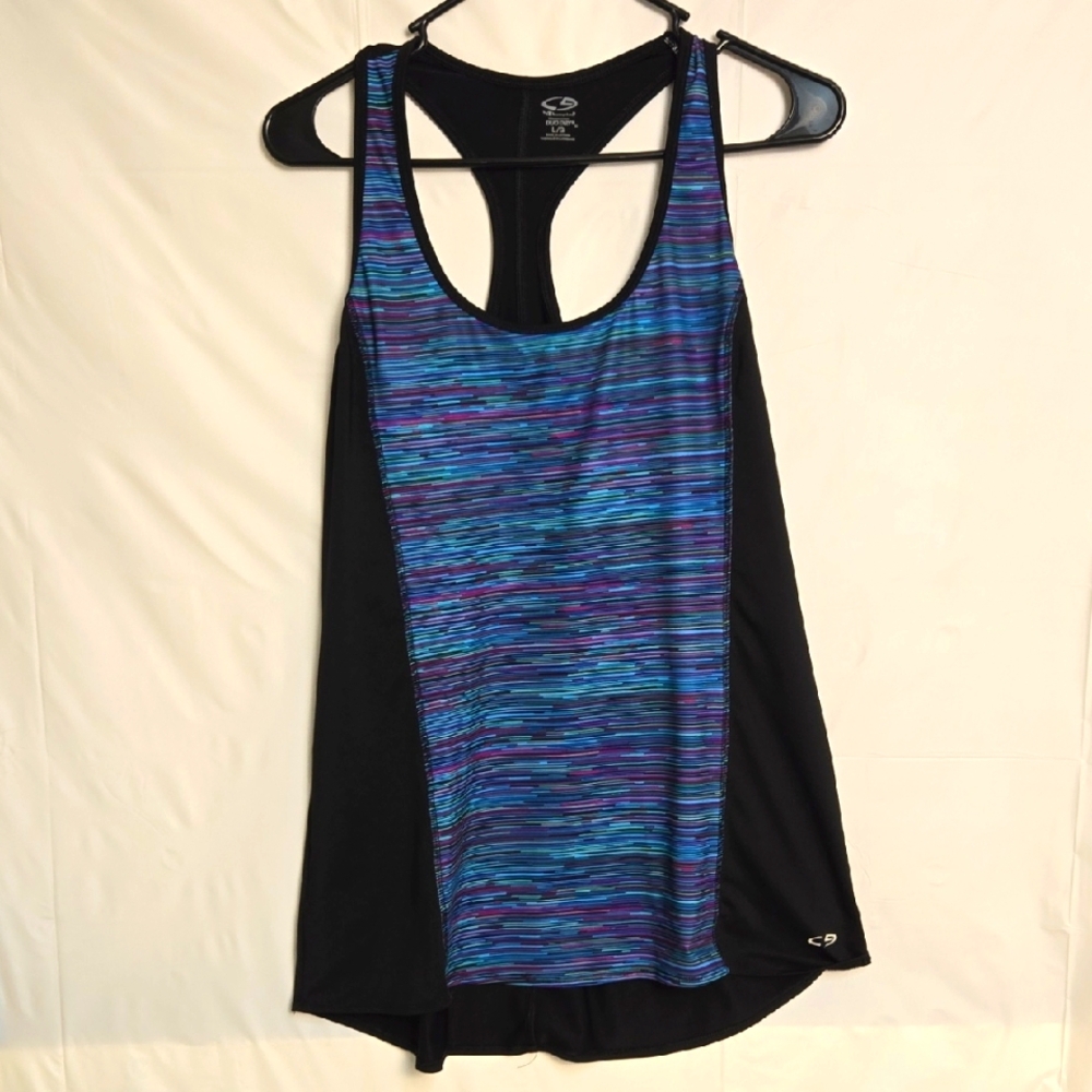 Champion Duo Dry Womens Size Large Wide Hem Tank Top